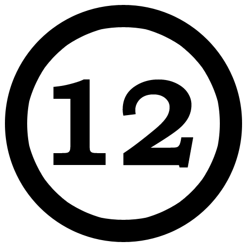 12NumberTwelveInCircle